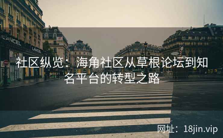 社区纵览：海角社区从草根论坛到知名平台的转型之路