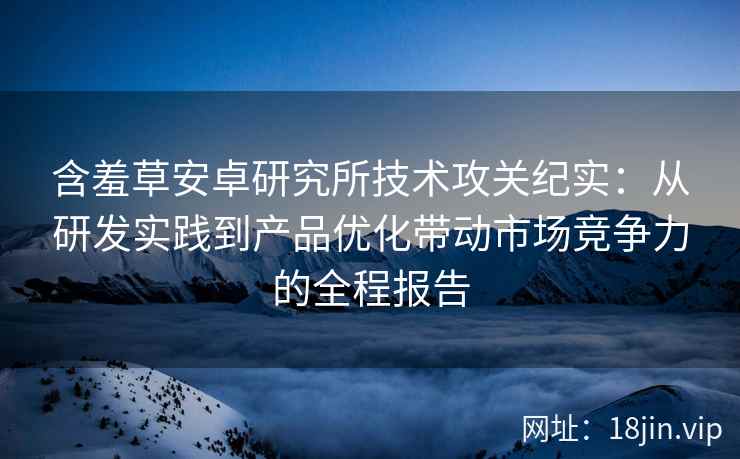 含羞草安卓研究所技术攻关纪实：从研发实践到产品优化带动市场竞争力的全程报告