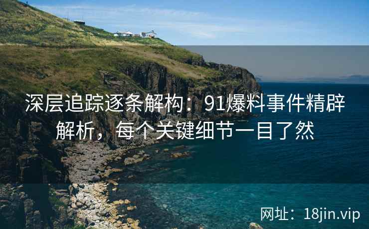 深层追踪逐条解构：91爆料事件精辟解析，每个关键细节一目了然
